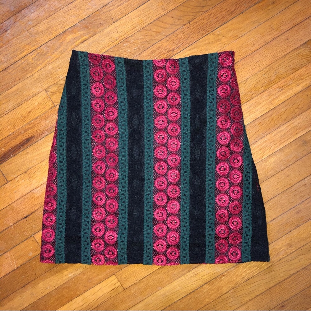 NWOT Xhilaration High Waisted Lace Skirt